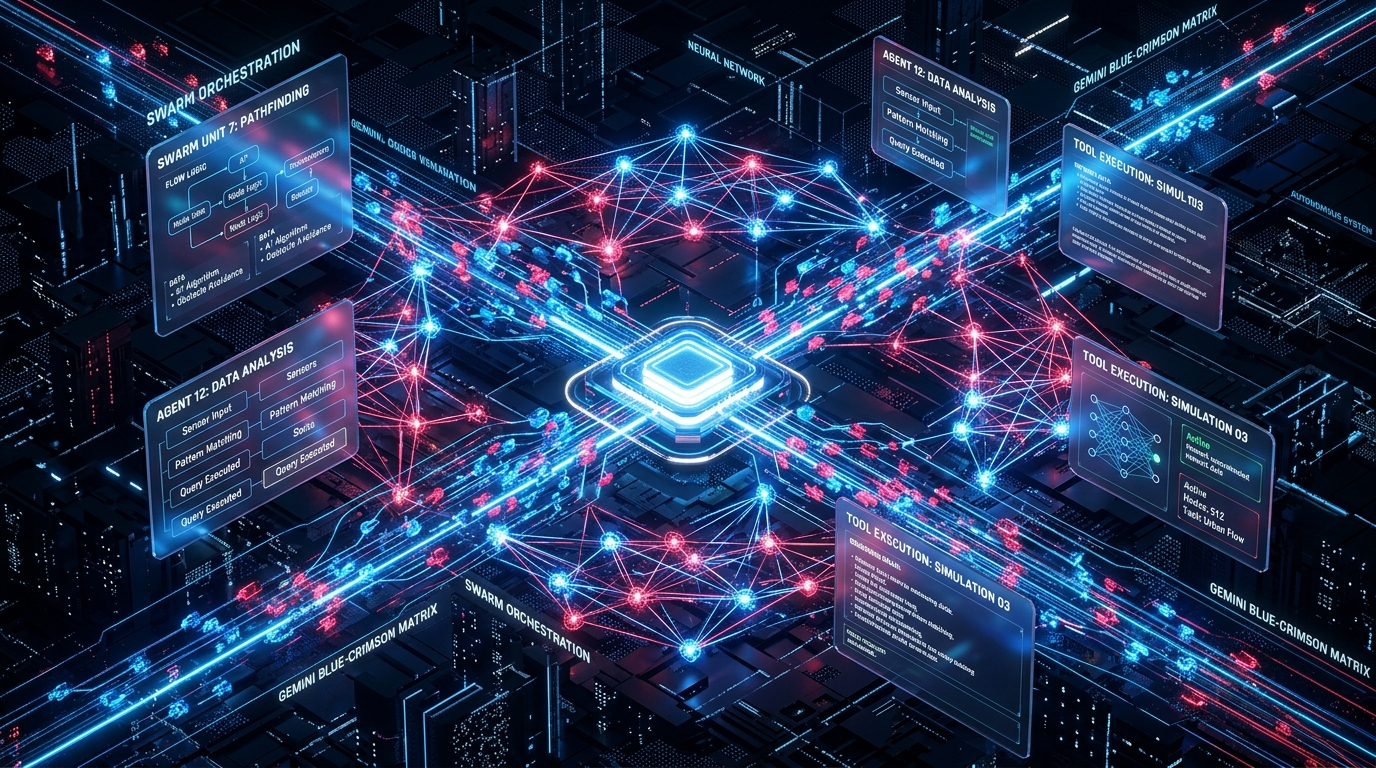 Autonomous AI Agent Swarms: Multi-Agent Orchestration with Gemini 2.5 & Real-Time Tool Calling
