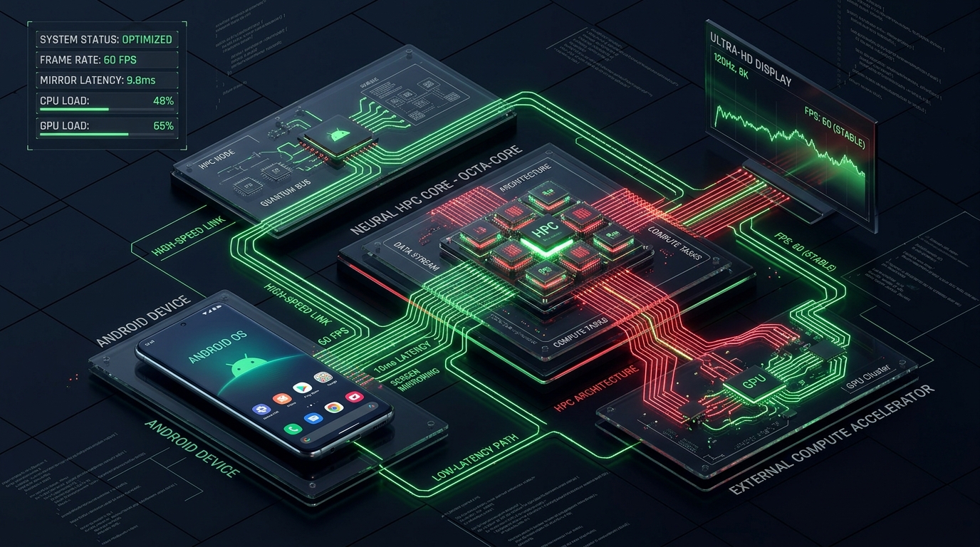 High-Velocity Android Mirroring: Engineering 60 FPS Low-Latency WebSockets & ADB Pipelines